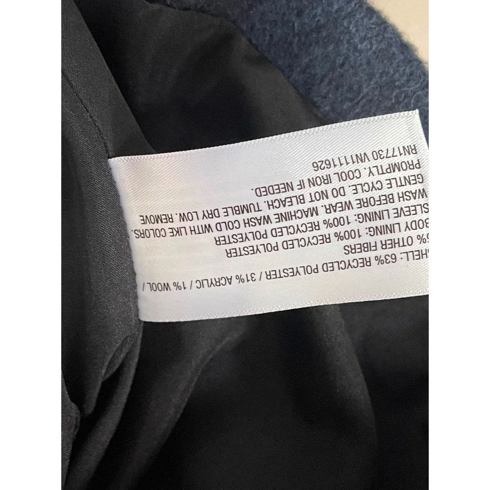 Cat & Jack Kids Navy Blue Double Breasted Peacoat Size XS NWT